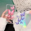 Bling Bling Butterfly Stampa Custodia per telefoni cellulari per iPhone 12 Fashion Soft TPU Cover Anti-Fall Cover per iPhone 11 Pro Max XR 8 7