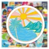 New 1050100PCS Summer Sticker Beach Travel Graffiti Surf Stickers DIY for Tablet Water Bottle Surfboard Laptop Luggage Bicycle C9614675