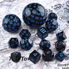 15 Parça Opak Siyah Polyhedral DICE Seti DND DCC RPG D3 D4 D5 D6 D7 D8 D10 D% D12 D16 D20 D24 D30 D60 D100 220115