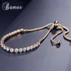 Bracelets de charme Bamos Bracelet de tennis réglable Zirconie Bridal Rose Gold Color Chain pour femmes Bijoux de mariage1