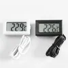 Mini Small Mini Digital LCD Электронный термометр Комбо -датчик проводной аквариумный термометр Термометр рыбного резервуара с розничной коробкой