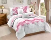 LOVINSUNSHINE Set biancheria da letto stampata con inchiostro grigio Copripiumino bianco di alta qualità Queen Comforter Bed C0223