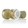 5G 10G Goud Lege Ronde Acrylcrème Jar Container Kleine Sample Cosmetische Pot, Golden Eye Cream Cosmetics Packaging Tin Fles