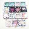 New 25mm Lash Boxes Crystal handle False Eyelashes Packaging Box Fake 3D Mink Lashes Butterfly Glitter Case Empty