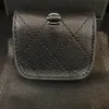 Mini custodia piccola taglia PU trapuntata Caso diamante Vintage Style Auricolare Borsa Borsa per stoccaggio Black Cute Catena Cassa Cassa cosmetica con scatola