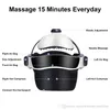 Elektrisk värmehalshuvud Massage Hjälm Lufttrycksvibrationsterapi Massager Musik Muskelstimulator Hälsovård