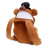 33cm FNAF Freddy Fazbear Foxy Plush Backpack Bonnie Chica Golden Bear Five Nights At Freddy039s Stuffed Cosplay School Bag Pelu9193270