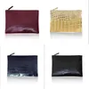 Fashion Women Storage Pouch Faux Leather Alligator Pure Color Outdoor Envelope Handbags Storage Pouch High Quality 11cw E1