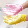 Bath Gloves Nylon Shower Scrub Glove Wash Skin Body Scrubber Mittens Bathroom Gloves Exfoliating Peeling Bathing Accessories Sea Ship LSK1689