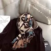 PHLE foulard en coton imprimé léopard tout assorti nouvelle serviette de plage de vacances à la mer femme crème solaire grand châle foulards de luxe