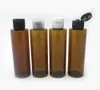 30 x 150ml Amber Pet Shampoo Cream Bottle 150cc Plastkosmetisk behållare 5oz Make up Container Packaging