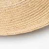 Nouveau mode noir ruban ruban dames raphia chapeau retrousser Kentucky Derby chapeau de soleil grand large bord été plage chapeau de paille Y200714