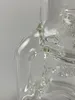 bottiglia di bong in vetro narghilè Recycler 18mm piattaforme petrolifere per tubi da fumo