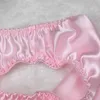 100% Mulberry Silk Women Double Faced Silk Santies Sexy Pure Silk naadloze briefs L XL XXL 201112