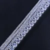 3mm 4mm 5mm Round Cut Iced Out Cubic Zirconia Tennis Link Chain Hiphop Top Quality CZ Box Clasp Necklace Women Men Jewelry9742343