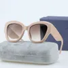 Brand Designer Sungass Sunglass High Quality Sunglasses Femmes hommes verres pour femmes Verre Soleil UV400 Lens Unisexe avec Box217Z