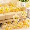 12 Zoll Pailletten Latex Ballon Aluminiumfolie Pailletten Gefüllte Transparente Luftballons Kinder Spielzeug Geburtstag Party Hochzeit Dekoration BH6090 TYJ