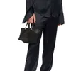 Boodschappentassen aankomst lente vrouwen tas in zwarte tweeling handgrepen lichtgewicht schoudertas handtas portemonnee voor werkschool gym strand 220303