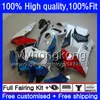 Injeção de OEM para Honda CBR 600RR 600 RR CBR600F5 CBR600 RR 03 04 49HM.99 CBR 600F5 600cc CBR600RR F5 03 04 2003 2004 Fairing Branco Vermelho Azul