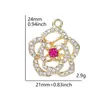 20 Pz/lotto Maschera Danzante charms Strass Corona Ciondolo Galleggiante ciondola charms Accessorio FAI DA TE Misura Per Medaglione Galleggiante Jewelrys