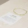 MG0035 Hela AA -klass Citrinarmband 4 mm Mini Gemstone Armband Women's Yellow Crystal Armband Handgjorda Yoga Mala Jewelry2502