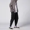 MrGB Cotton Linen Jogger Pants Men Streetwear Casual Harem Male Trouser Solid Color Oversized Men's Clothing 220214