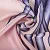 bysifa purple Blue Floral Ladies Silk Scarf Shawl Fashion women long Scarvesラップ秋の冬エレガントな女性ヘッドスカーフY20103281795