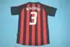 2002 2003 Retro fotbollströjor vintage fotbollströja hemma borta trea 02 03 klassisk ac Maglia da calcio MALDINI SHEVCHENKO NESTA MILAN S-2XL