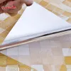 10M PVC Mosaico Wall Sticker Bagno Impermeabile Carta da parati autoadesiva Adesivi controsoffitto cucina per pareti grigio argento Carta 201201