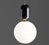 Nordic Style Glass Ball Pendant Light Single-head Glass Chandelier Ball Ceiling Lamp Fixture Diameter 15cm/20cm/25cm