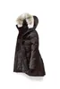 면 의류 디자이너 고급 헤어 칼라 솔리드 캐주얼 미드 길이 재킷 여성의 두껍고 확대 된 따뜻한 방수 4wktu
