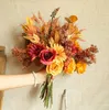 Decoration autumn Decorative Flowers Factory simulation artificial green plants wedding living room dining flower
