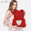 40cm Heißer Valentinstag Geschenk Box Freundin Frau Frauen Pe Teddy Rose Bär Künstliche Blume Dekor Home Hochzeit DIY Crafts1