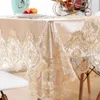 Europese hoogwaardige fluwelen tafelkleed rechthoekig rond vierkant borduurwerk tafelkleed koffie thee tafelkleed home decor handdoeken 201120
