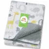 Miúdos Cobertores Animais Poliéster Impressão Cobertores Infantil Broque Duplo Camada Bebê Saco de Dormir 102 * 76cm 12 estilos C4737