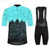 레이싱 세트 여름 남성 Ropa Ciclismo Jersey Bib 반바지 세트 통기성 산악 자전거 타이츠 트라이 애슬론 사이클링 의류 유니폼