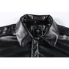남자 폭격기 가죽 자켓 가을 겨울 2020 패션 바이커 오토바이 자켓 남성 자수 outwear 코트 크기 XS-LJ201029