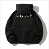 April MOMO Black Cargo Jackets Windbreaker Men Streetwear Tactical Jacket Pullover Multi-pocket Male Autumn Hoody Coat 201127
