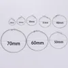 10pcs 20 25 30 40 50mm Gold Circle Round Hoop Earrings Hooks Earring Findings For Diy Jewelry Making Accessories Supplies H jllYVg