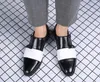 2020 Новое Прибытие Мужчины Британский Черный Белый Пэчворк Оксфорд Официальные Обувь Мужской Свадебный PROM Главная Обувь Сапато Социальная Мулькаулино