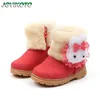 Jgvikoto Baby Gilm Kids Boots Boots Детские теплые снежные ботинки с мультипликационным кроликом плюшевые хлопковые сладкие милые девушки зимние ботинки LJ201202