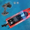2,4 GHz Szybki bezprzewodowy pilot zdalnego sterowania łodzią z alarmami łodzi motorowej flip odzyskiwanie odwrotnej łodzi model wioślarstwo zabawka