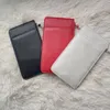 NEW STYLE Brand Mobile phone bag Long Zipper pocket Wallets Luxury Leather coin purse Fashion Black Credit card bags Name card hol8843360