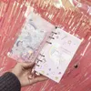 JUGAL 2020 New Unicorn A6 Week Planner Spiral Notebook Hand-book Kawaii Stationery Day Plan Diary Notepads Memo Pad Kids Gift T200727