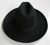 X053 Volwassene 100% Wol Top Hat Export Originele Blad / Israëlische Joodse Hoed / Vilt met grote dakrand 10 cm Bravel Wollen Fedora Hats