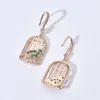 High-quality fashionable zircon color ear hook for women/girls Wedding Party Jewelry Gift Earrings