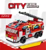 Camión de bomberos 561 Uds Mini figuras accesorios de coche bloques juguetes para niños ladrillos para niños juego de bloques de construcción juguete educativo para niño C251P