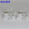 Fumer Terp vide Quartz Banger clou sans dôme avec joint poli mâle femelle ont 6 tailles pour tuyau d'eau en verre