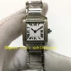 2 Modèle Real Po Avec Boîte Femme Petit Modèle 25MM x 20MM Quartz Or Blanc Montre Femme W50012S3 W51007Q4 Or Bicolore Acier Wat289P