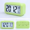 Upgraded version of multi function smart clock with large screen display smarts photosensitive temperature version luminous alarm clocks